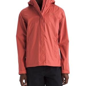 The North Face Women’s Waterproof Hooded Dryvent Jacket- Coral XS